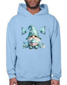 gnome with butterfly 10# - gnome- Hoodie