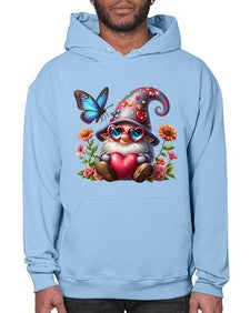 gnome with butterfly 17# - gnome- Hoodie