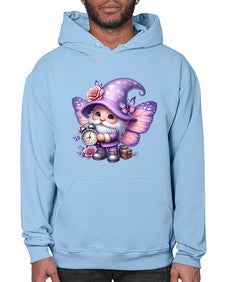 gnome with butterfly 18# - gnome- Hoodie