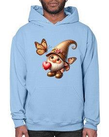 gnome with butterfly 22# - gnome- Hoodie