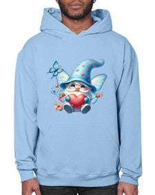 gnome with butterfly 28# - gnome- Hoodie
