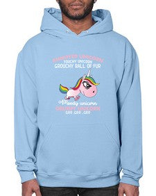 grumpy unicorn 147# - unicorn- Hoodie