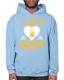 i love beer 1135# - beer- Hoodie