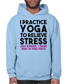 i practice yoga 297# - yoga- Hoodie