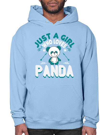 just a girl who loves panda 161# - bears - animals- Hoodie