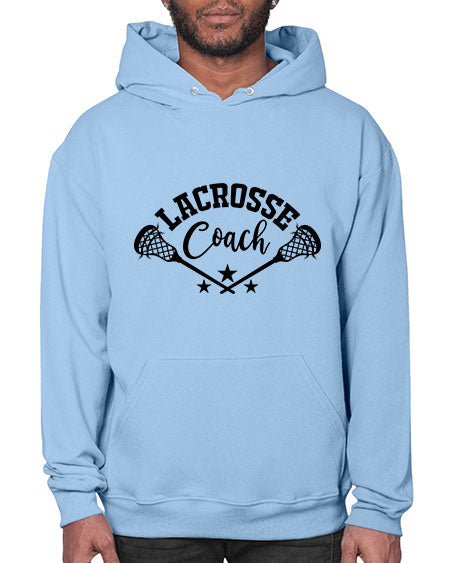 lacrosse coach 7# - lacrosse- Hoodie
