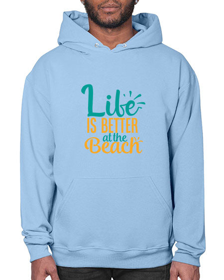 life is better at the beach Style 91# - summer- Hoodie