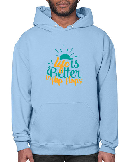 life is better in flip flops Style 90# - summer- Hoodie