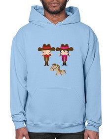 little cowboys 736# - western- Hoodie