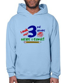 look out third grade 510# - third grade- Hoodie