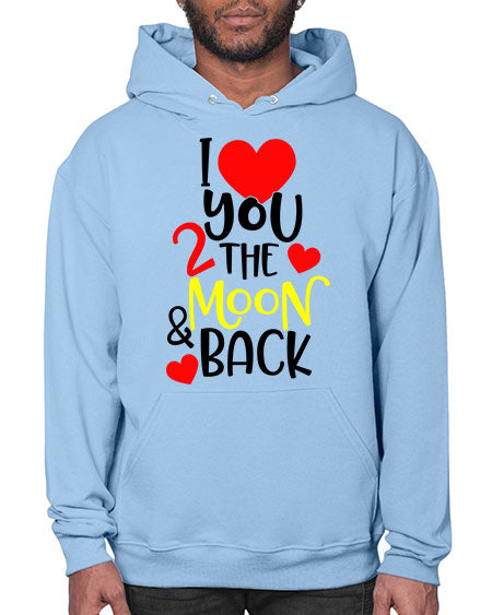 lovemoonback 3# - moon- Hoodie