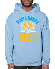 mama needs a beer 1355# - beer- Hoodie