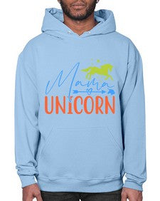mama unicorn 297# - unicorn- Hoodie