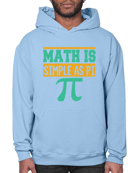 math is simple as pi 35# - pi- Hoodie