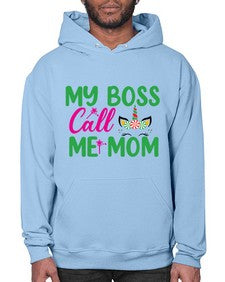 my boss call me mom 311# - unicorn- Hoodie
