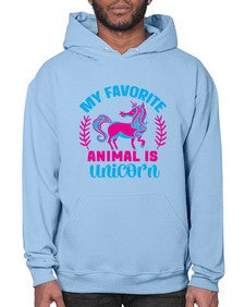 my favorite animal is unicorn 315# - unicorn- Hoodie