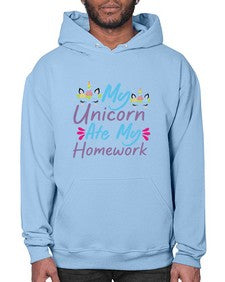 my unicorn ate my homework 318# - unicorn- Hoodie