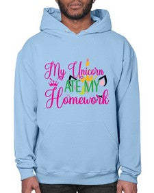 my unicorn ate my homework 319# - unicorn- Hoodie