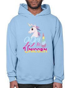ninety nine percent unicorn 3# - unicorn- Hoodie