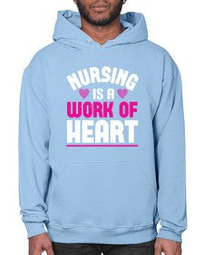nursing is a work of heart Style 1265# - nurse- Hoodie