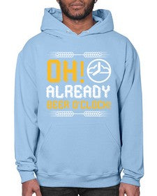 oh already beer oclock 1454# - beer- Hoodie