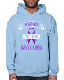 organ donation saves lives 202# - alzheimers- Hoodie