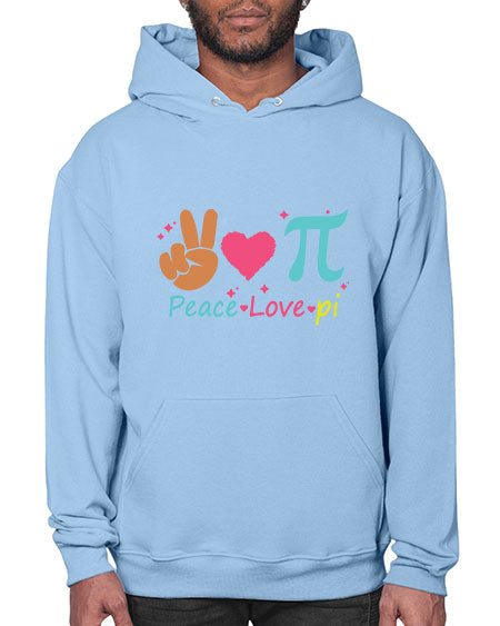peace love pi 30# - pi- Hoodie