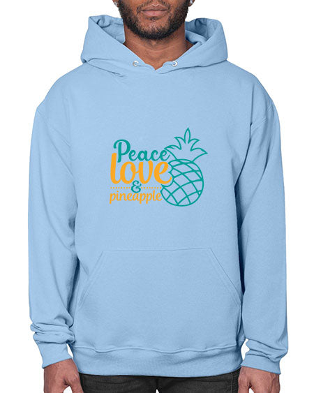 peace love pineapple Style 82# - summer- Hoodie