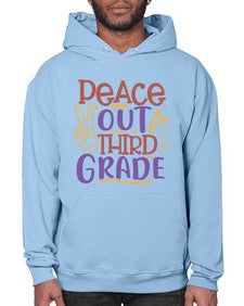 peace out third grade 645# - third grade- Hoodie