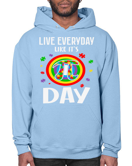 pi day autism puzzle math 111# - autism- Hoodie