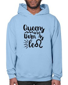 queens Are Born As Leo 386# - leo- Hoodie