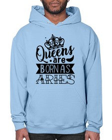 queens are born as Aries 389# - aries- Hoodie