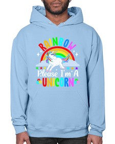 rainbow please im a unicorn 364# - unicorn- Hoodie