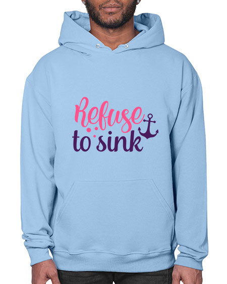 refuse to sink Style 4# - breast cancer- Hoodie