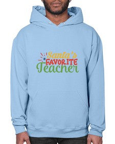 santas favorite teacher Style 351# - teacher- Hoodie