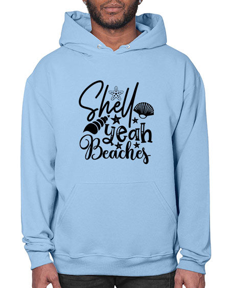 shell yeah beaches Style 75# - summer- Hoodie