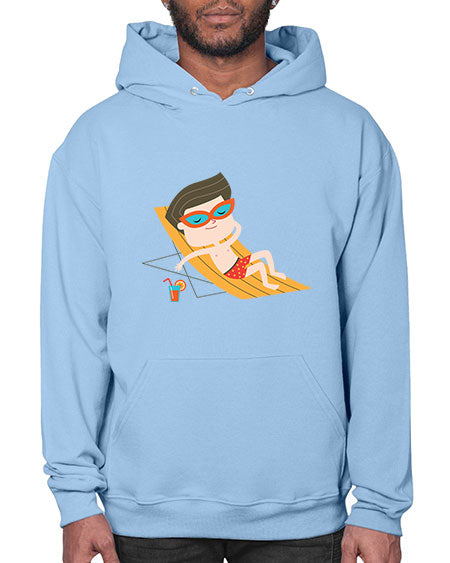 summer characters 62# - summer- Hoodie