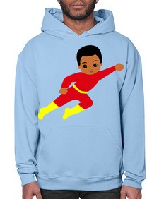 super kid 4# - black boys or men- Hoodie