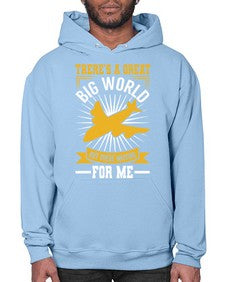 theres a geat big world waiting for me  42# - airplane- Hoodie