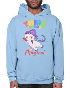 third Grade is Magical Unicorn 962# - third grade- Hoodie
