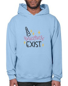 unicorns exist 537# - unicorn- Hoodie