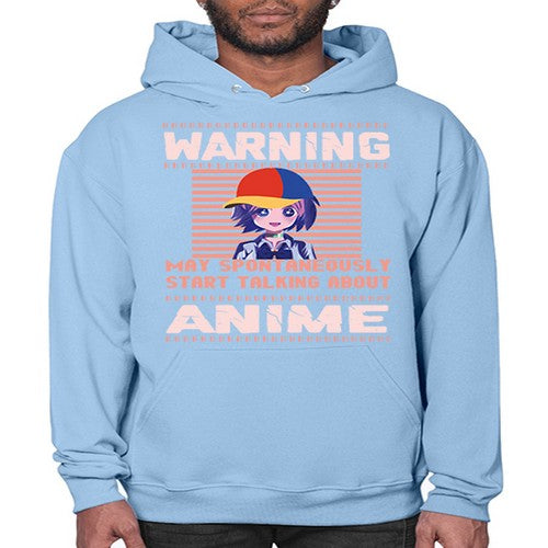 warning may spontaneously start talking about anime287# - anime- Hoodie