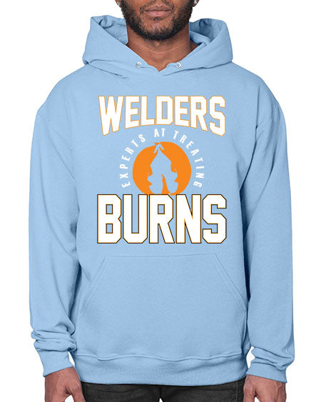 welders experts at treating burns 1625# - welder- Hoodie