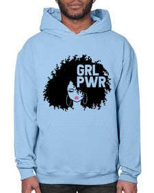 woman face grlpwr 1# - black girls or women- Hoodie
