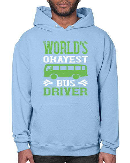 worlds okayest bus driver Style 1670# - Bus Driver- Hoodie
