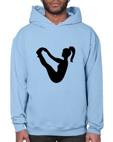 yoga pose  633# - yoga- Hoodie