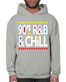 90s rnb and chill 279# - black words and phrases- Hoodie