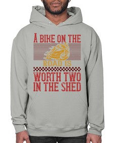 A bike on the worth two in the shet 1# - motorcycle- Hoodie