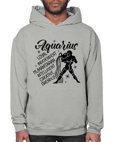 Aquarius 72# - aquarius- Hoodie