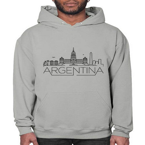 Argentina Minimal Skyline 341# - cities- Hoodie